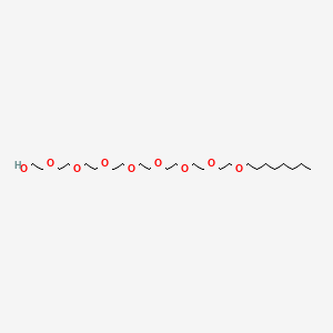 molecular formula C24H50O9 B13784300 Octaethylene glycol monooctyl ether 