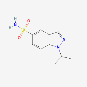molecular formula C10H13N3O2S B1378434 1-(propan-2-yl)-1H-indazole-5-sulfonamide CAS No. 1394041-98-5