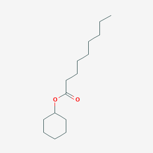 molecular formula C15H28O2 B13784362 Cyclohexyl nonanoate CAS No. 1551-41-3