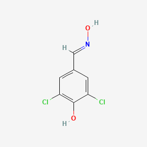 molecular formula C7H5Cl2NO2 B13784365 3,5-Dichloro-4-hydroxybenzaldehyde oxime 