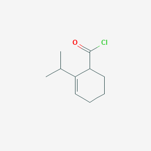 molecular formula C10H15ClO B13784417 2-(Propan-2-yl)cyclohex-2-ene-1-carbonyl chloride CAS No. 74517-13-8