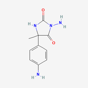 3-Amino-5-(4-aminophenyl)-5-methylimidazolidine-2,4-dione