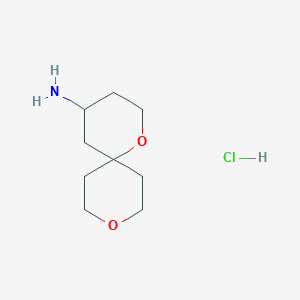 1,9-Dioxaspiro[5.5]undecan-4-amine hydrochloride