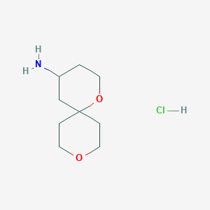 1,9-Dioxaspiro[5.5]undec-4-ylamine hydrochloride