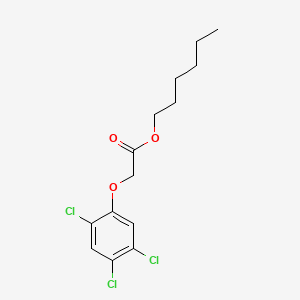 molecular formula C14H17Cl3O3 B13784639 Hexyl (2,4,5-trichlorophenoxy)acetate CAS No. 2630-13-9