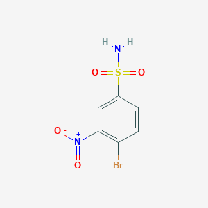 molecular formula C6H5BrN2O4S B1378471 4-Bromo-3-nitrobenzenesulfonamide CAS No. 4750-20-3