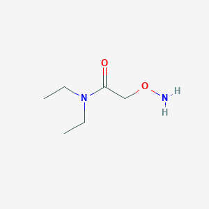 molecular formula C6H14N2O2 B13784768 Acetamide,2-(aminooxy)-N,N-diethyl- 