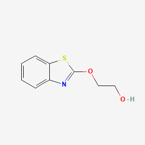 molecular formula C9H9NO2S B13784772 2-[(1,3-Benzothiazol-2-yl)oxy]ethan-1-ol CAS No. 93968-78-6