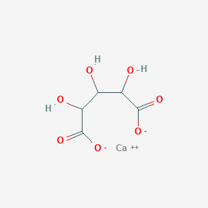 molecular formula C5H6CaO7 B13784854 Pentaric acid, calcium salt CAS No. 68568-63-8