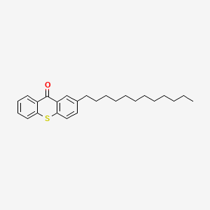 molecular formula C25H32OS B13784857 2-Dodecyl-9H-thioxanthen-9-one CAS No. 82799-46-0