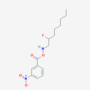 molecular formula C15H21FN2O4 B13784878 2-Fluoroactyl amino-5-nitrobenzoic acid 