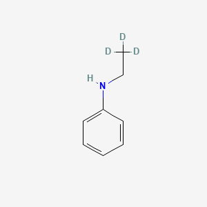 molecular formula C8H11N B13784918 N-Ethyl-2,2,2-D3-aniline 
