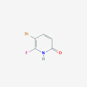 molecular formula C5H3BrFNO B1378493 5-Bromo-6-fluoropyridin-2-ol CAS No. 1227597-58-1
