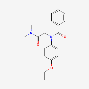molecular formula C19H22N2O3 B13784999 N-[2-(dimethylamino)-2-oxoethyl]-N-(4-ethoxyphenyl)benzamide CAS No. 98845-19-3