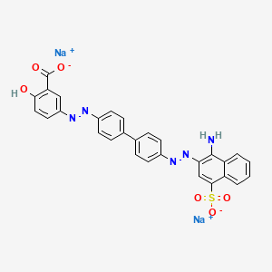 molecular formula C29H19N5Na2O6S B13785023 C.I. Direct Orange 8, disodium salt CAS No. 64083-59-6