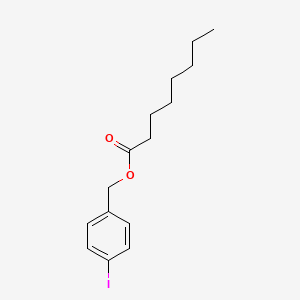 molecular formula C15H21IO2 B13785054 (4-iodophenyl)methyl octanoate CAS No. 67987-34-2