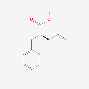 molecular formula C12H14O2 B13785095 (R)-2-benzylpent-4-enoic acid 