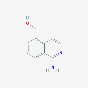 molecular formula C10H10N2O B1378515 (1-Aminoisoquinolin-5-yl)methanol CAS No. 1820614-86-5