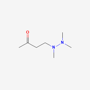molecular formula C7H16N2O B13785351 2-Butanone, 4-trimethylhydrazino- CAS No. 74773-77-6