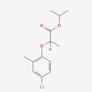 molecular formula C13H17ClO3 B13785593 Isopropyl 2-(4-chloro-2-methylphenoxy)propionate CAS No. 97635-47-7
