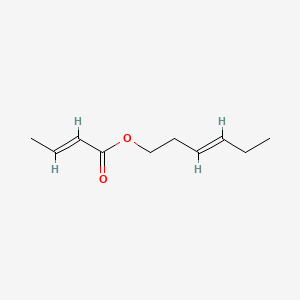molecular formula C10H16O2 B13785631 (E)-3-Hexenyl crotonate CAS No. 68938-58-9