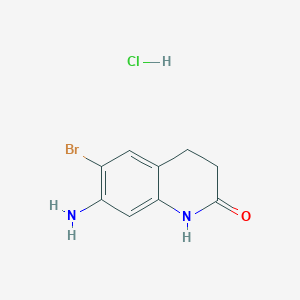 7-Amino-6-bromo-1,2,3,4-tetrahydroquinolin-2-one hydrochloride