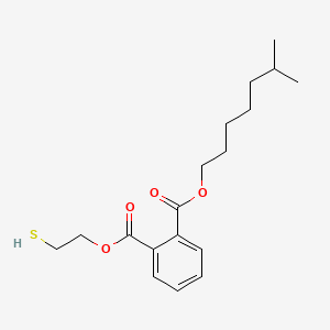 molecular formula C18H26O4S B13785740 2-Mercaptoethyl isooctyl phthalate CAS No. 67907-16-8