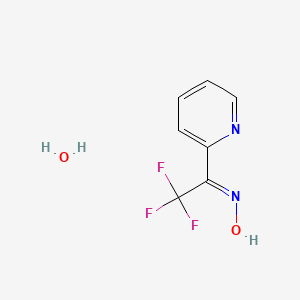 molecular formula C7H7F3N2O2 B13785769 2-Pyridyl trifluoromethyl ketone oxime hydrate CAS No. 64058-45-3