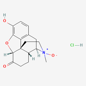 molecular formula C17H20ClNO4 B13785796 Hydromorphone N-Oxide Hydrochloride 