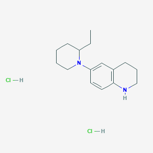 6-(2-Ethylpiperidin-1-yl)-1,2,3,4-tetrahydroquinoline dihydrochloride