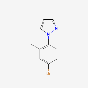 1-(4-bromo-2-methylphenyl)-1H-pyrazole