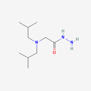 molecular formula C10H23N3O B13785851 Glycine, N,N-diisobutyl-, hydrazide CAS No. 2644-37-3
