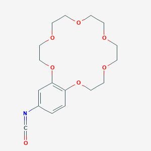 molecular formula C17H23NO7 B13785866 4'-Isocyanatobenzo-18-crown-6 CAS No. 83935-63-1