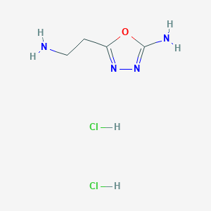 5-(2-Aminoethyl)-1,3,4-oxadiazol-2-amine dihydrochloride