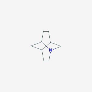 molecular formula C9H15N B13785897 1-Azatricyclo[4.4.0.03,8]decane(8CI,9CI) CAS No. 25856-85-3