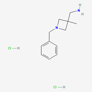 (1-Benzyl-3-methylazetidin-3-yl)methanamine dihydrochloride