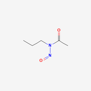 molecular formula C5H10N2O2 B13785902 Acetamide, N-nitroso-N-propyl- CAS No. 67809-15-8