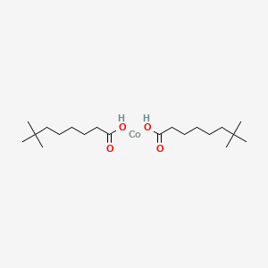 molecular formula C20H40CoO4 B13785977 Cobalt;7,7-dimethyloctanoic acid 