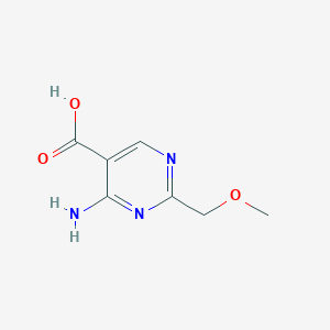 4-Amino-2-(methoxymethyl)pyrimidine-5-carboxylic acid