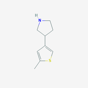 3-(5-Methylthiophen-3-yl)pyrrolidine