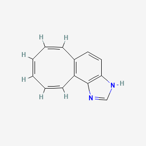 molecular formula C13H10N2 B13786028 1H-Cycloocta[e]benzimidazole(9CI) 