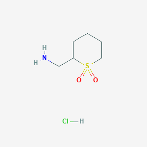 2-(Aminomethyl)-1lambda6-thiane-1,1-dione hydrochloride