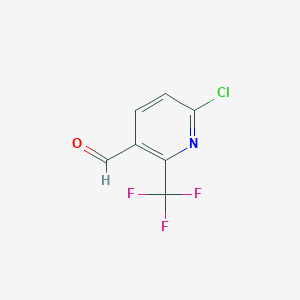 6-Chloro-2-(trifluoromethyl)nicotinaldehyde
