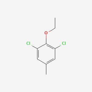 molecular formula C9H10Cl2O B13786118 3,5-Dichloro-4-ethoxytoluene CAS No. 67828-41-5