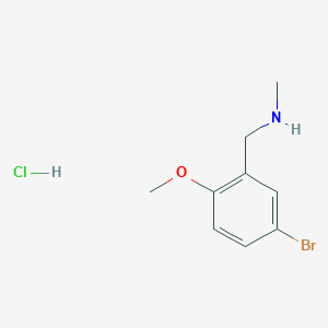 [(5-Bromo-2-methoxyphenyl)methyl](methyl)amine hydrochloride