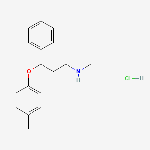 molecular formula C17H22ClNO B13786167 p-Methyl Atomoxetine Hydrochloride 
