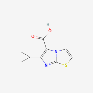 6-Cyclopropylimidazo[2,1-b][1,3]thiazole-5-carboxylic acid
