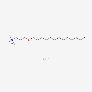 molecular formula C19H42ClNO B13786208 Trimethyl[3-(tridecyloxy)propyl]ammonium chloride CAS No. 68123-07-9