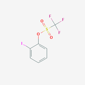 molecular formula C7H4F3IO3S B137863 2-碘苯三氟甲磺酸酯 CAS No. 129112-26-1