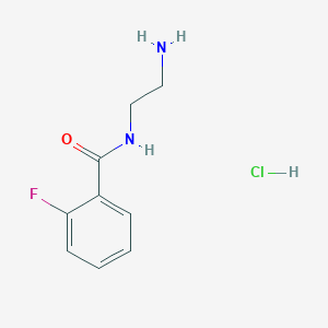 N-(2-aminoethyl)-2-fluorobenzamide hydrochloride